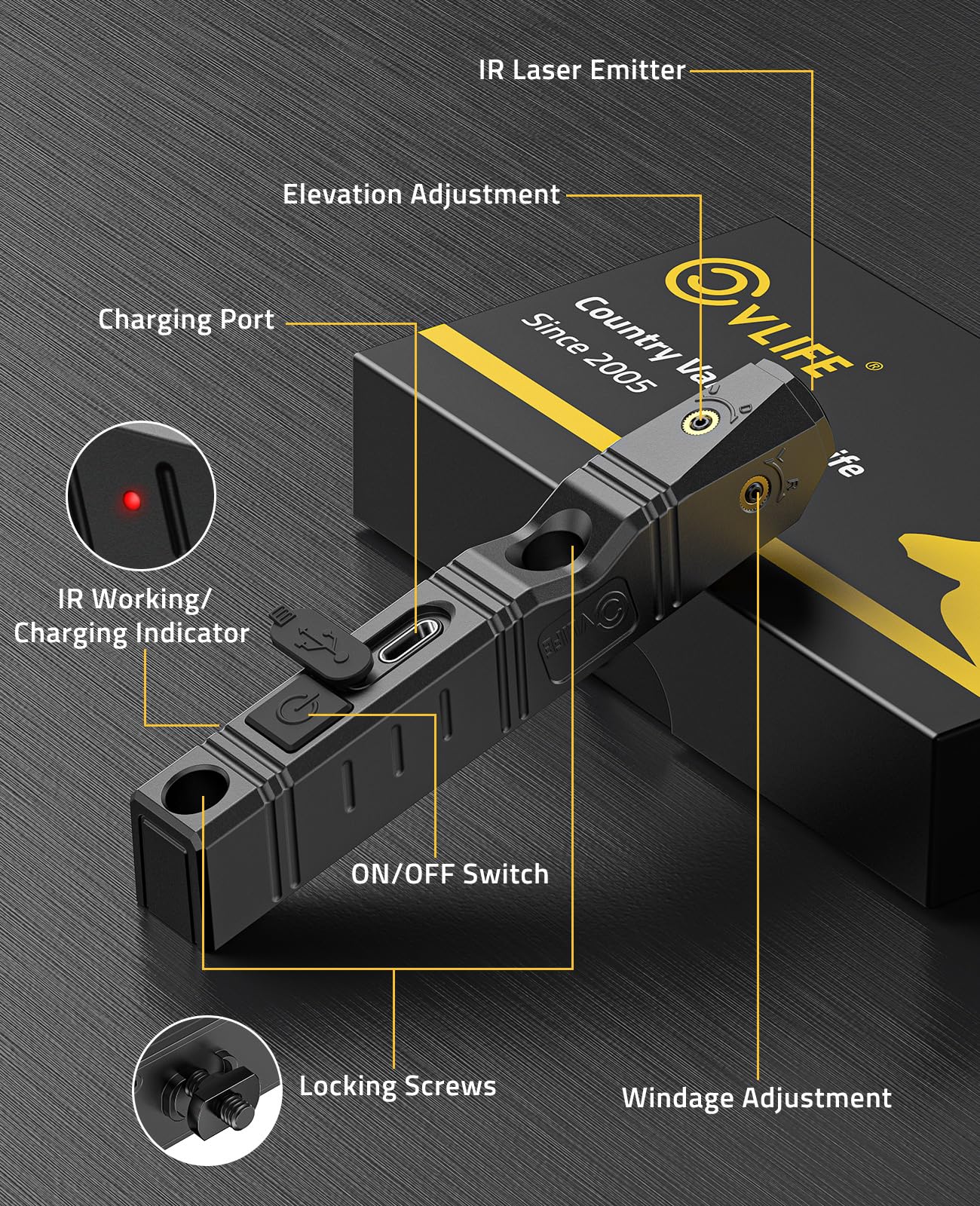 CVLIFE Tüfek İçin Kızılötesi L - Trail Camera Infrared incelemesi ve fiyatı